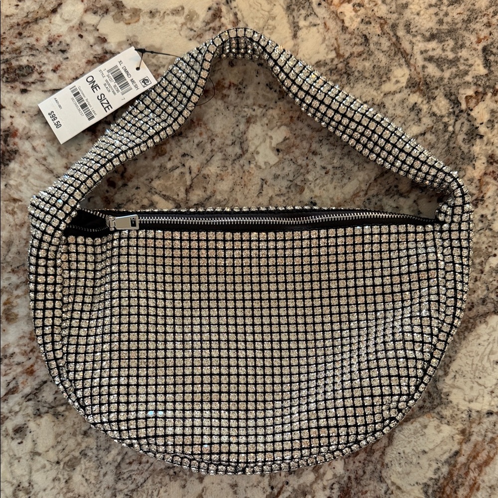 INC XL Diamond Mesh Purse Bag
